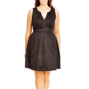 City Chic Mod Madness Dress Size 16